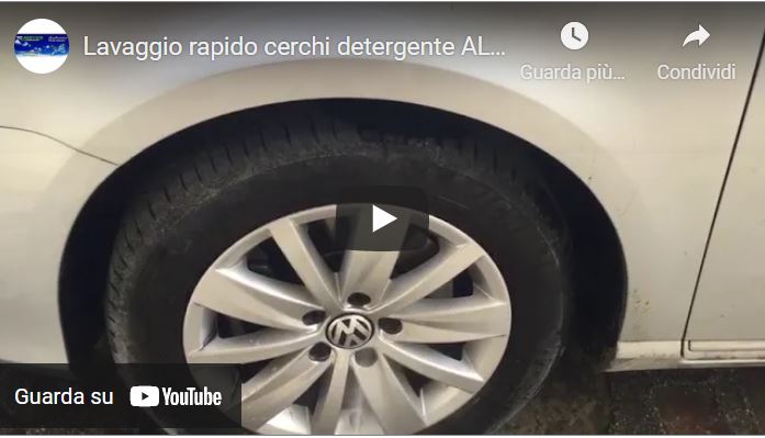 Lavaggio rapido cerchi detergente ALCALINO BIODEGRADABILE > 90 %