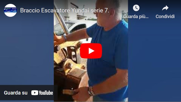 Braccio Escavatore Yundai serie 7.