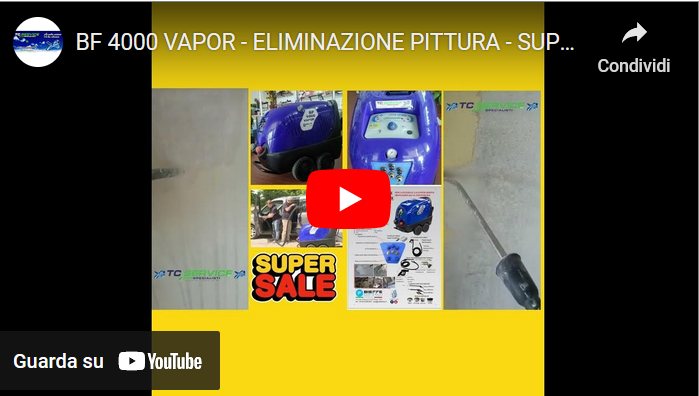 BF 4000 VAPOR – ELIMINAZIONE PITTURA